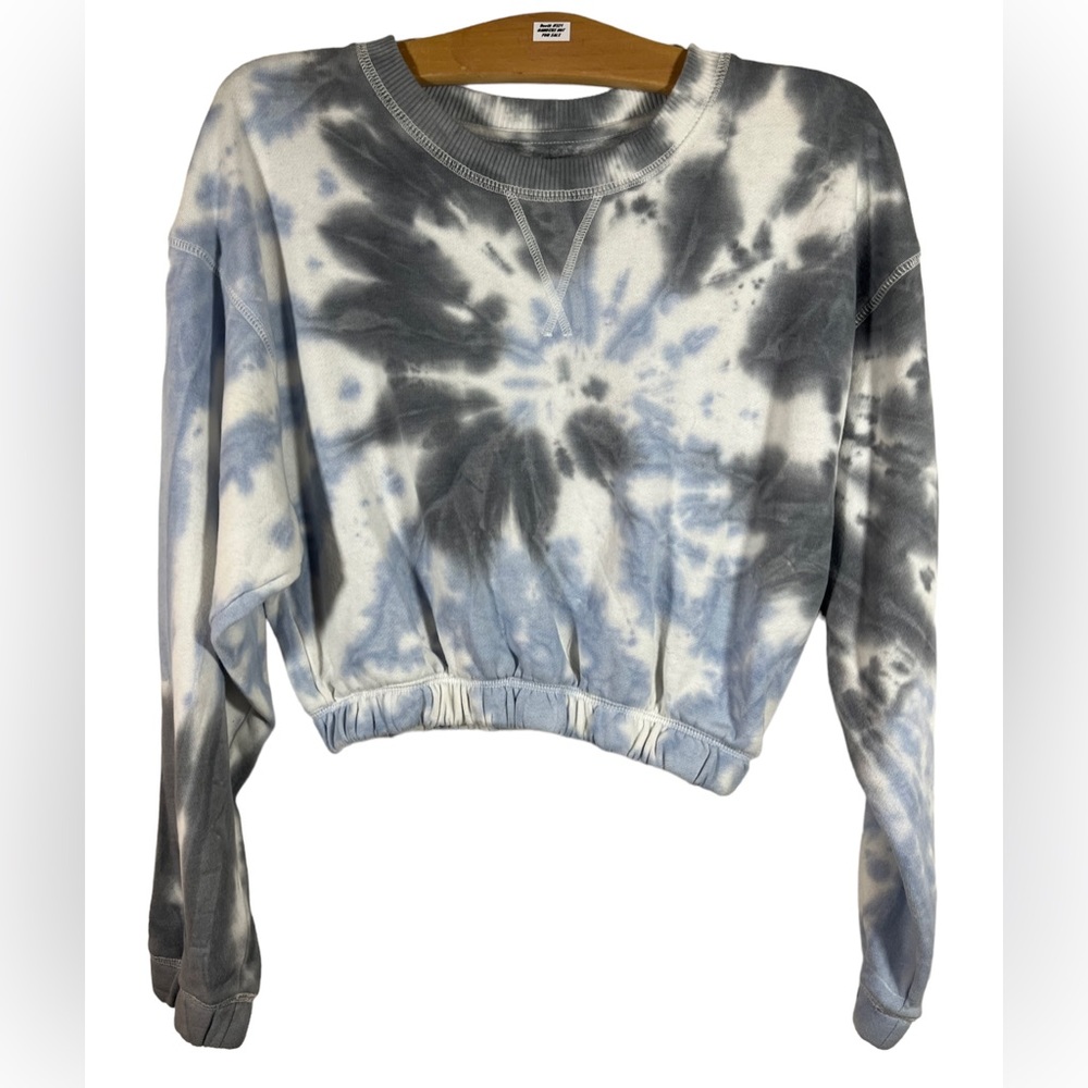 Aeropostale Junior's Crewneck Tie-Dye SweatSkimmer